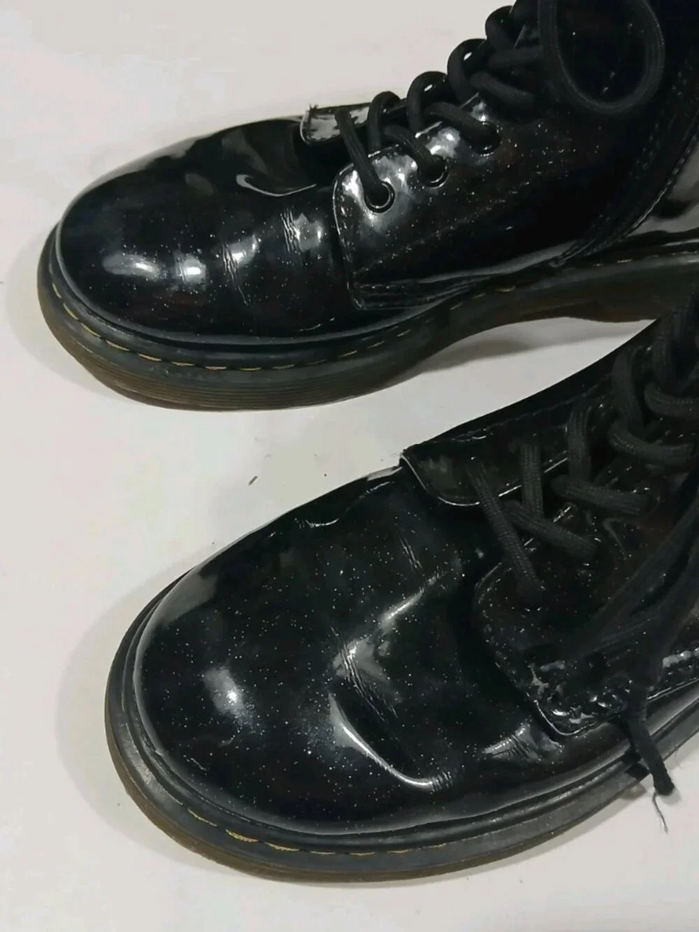 Dr. Marten 1460J Patent Leather Side Zip Boots
